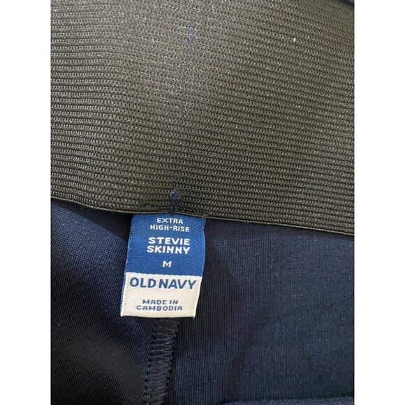NWT Old Navy Women's Blue Pull On Classic Stretch Leggings - Medium - Picture 11 of 13